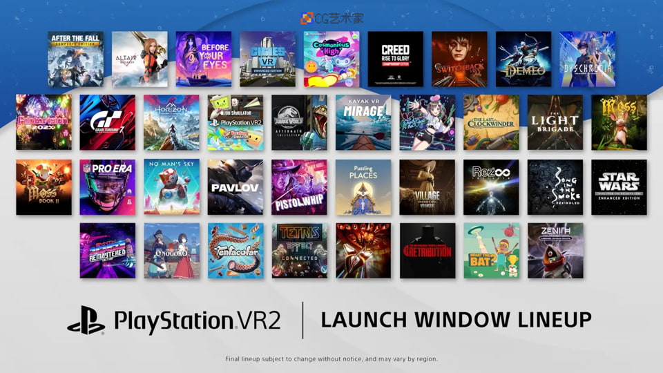 索尼即将在 PlayStation VR2 上推出 30 款游戏